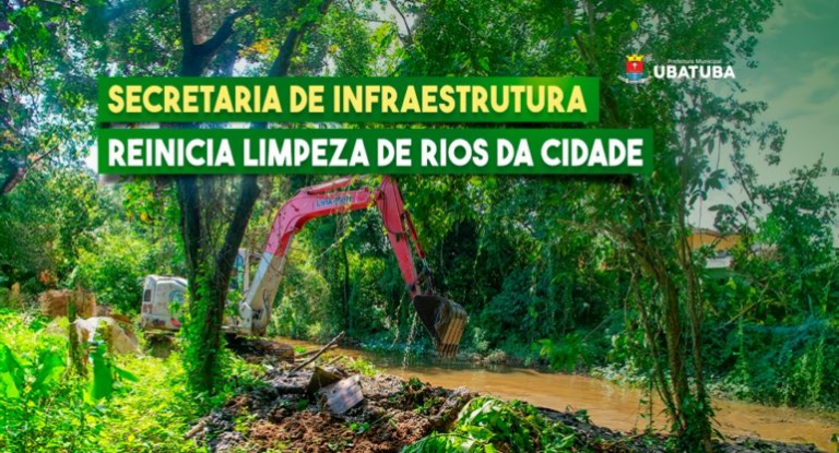 Ubatuba Retoma Limpeza dos Rios e Ações de Infraestrutura nos Bairros