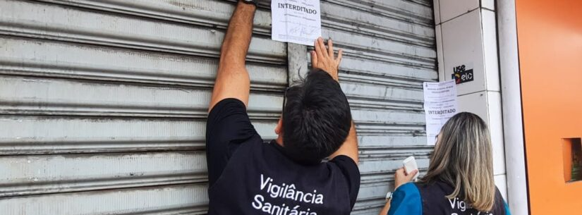 Vigilância Sanitária Fecha Lanchonete no Centro de Caraguatatuba