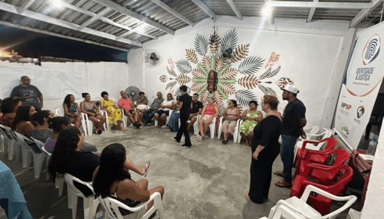 Projeto Identidade e Justiça traz mais oficinas gratuitas para a Vila Sahy, com foco em sustentabilidade, direito à terra e bem-estar comunitário.